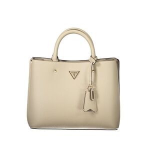 Guess Jeans Beige Polyurethane Women Women's Bag